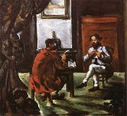 Paul Cezanne Paul Alexis Reading to Zola oil painting on canvas